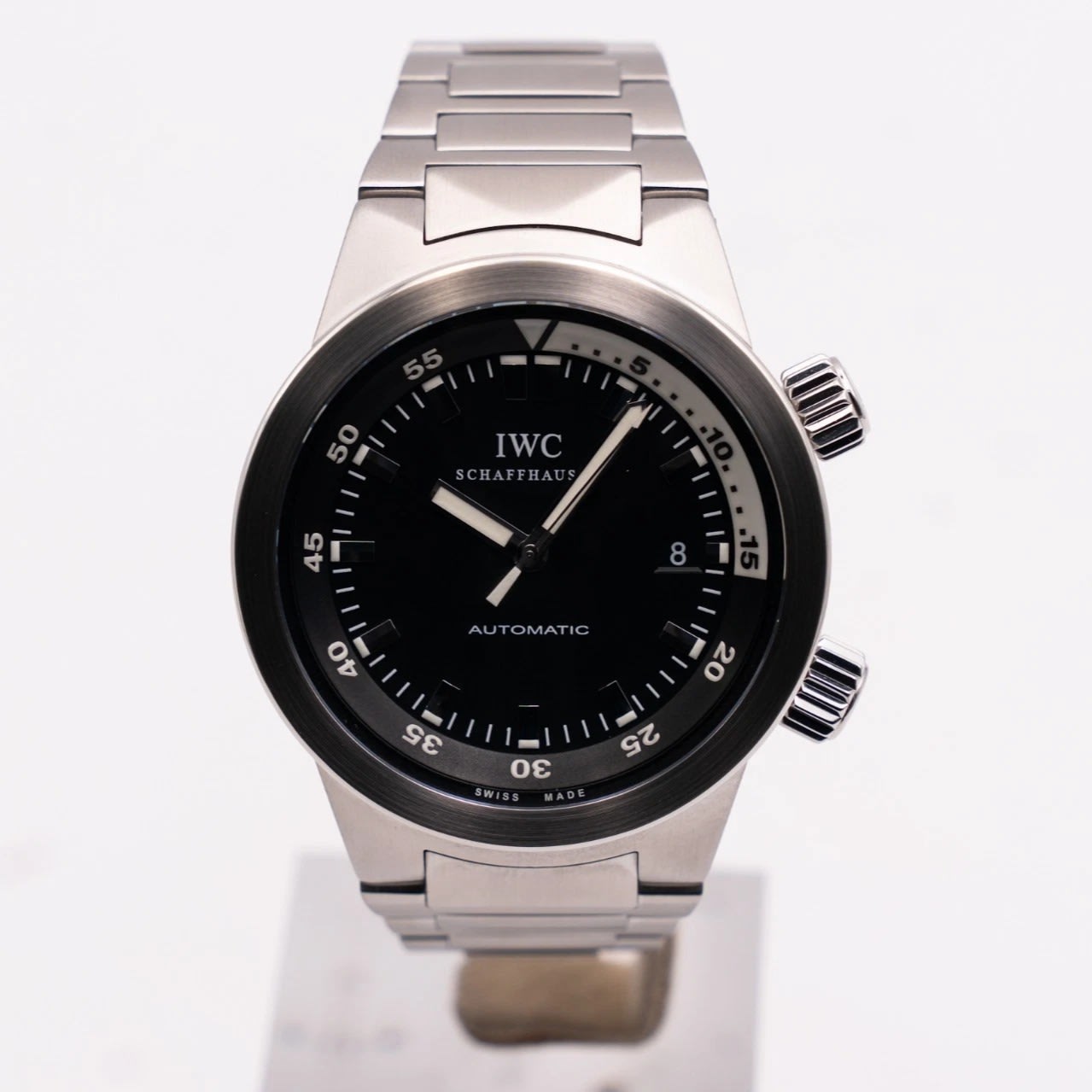 IWC Aquatimer Automatic Steel / Black / Bracelet IW3548-05