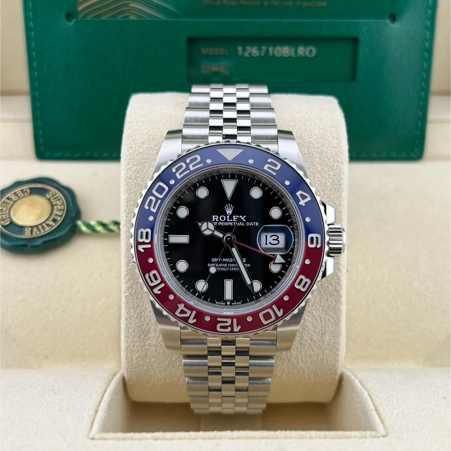 2023 Rolex GMT-Master II "Pepsi" / Jubilee 126710BLRO-0001 Listing Image 2