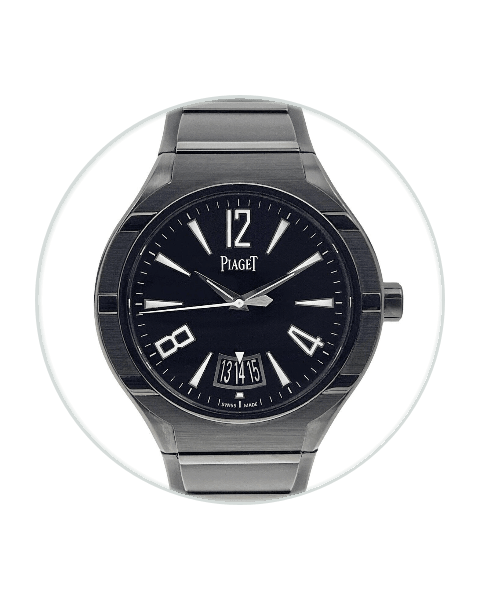 SANRISE 【目痛ぇポロ】BLACK Black Dial Piaget Polo Watches | Bezel