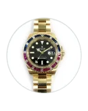 Rolex GMT-Master II 40 Yellow Gold / Gem-Set / Black