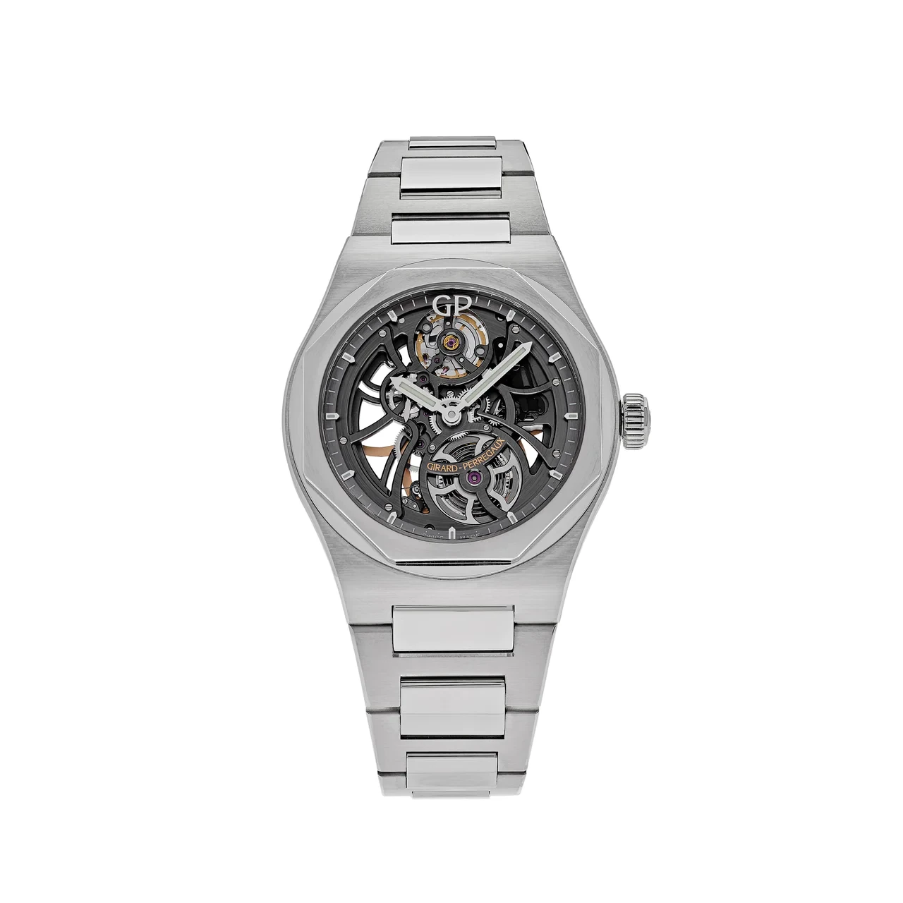 2022 Girard-Perregaux Laureato 42 Automatic Skeleton Stainless Steel / Bracelet 81015-11-001-11A Listing Image 1
