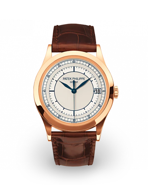 Patek Philippe Calatrava Rose Gold / Silver Sector 5296R-001  Model Image