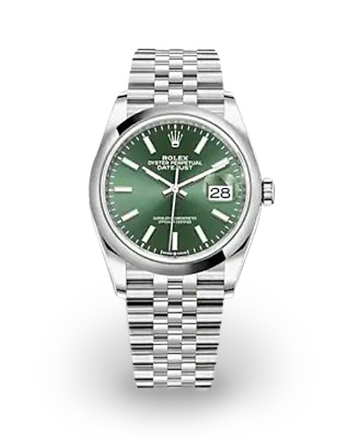 Rolex Datejust 36 Smooth / Mint Green / Jubilee 126200-0023  Model Image