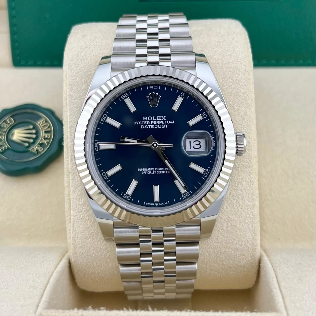 Datejust 41 fluted bezel best sale