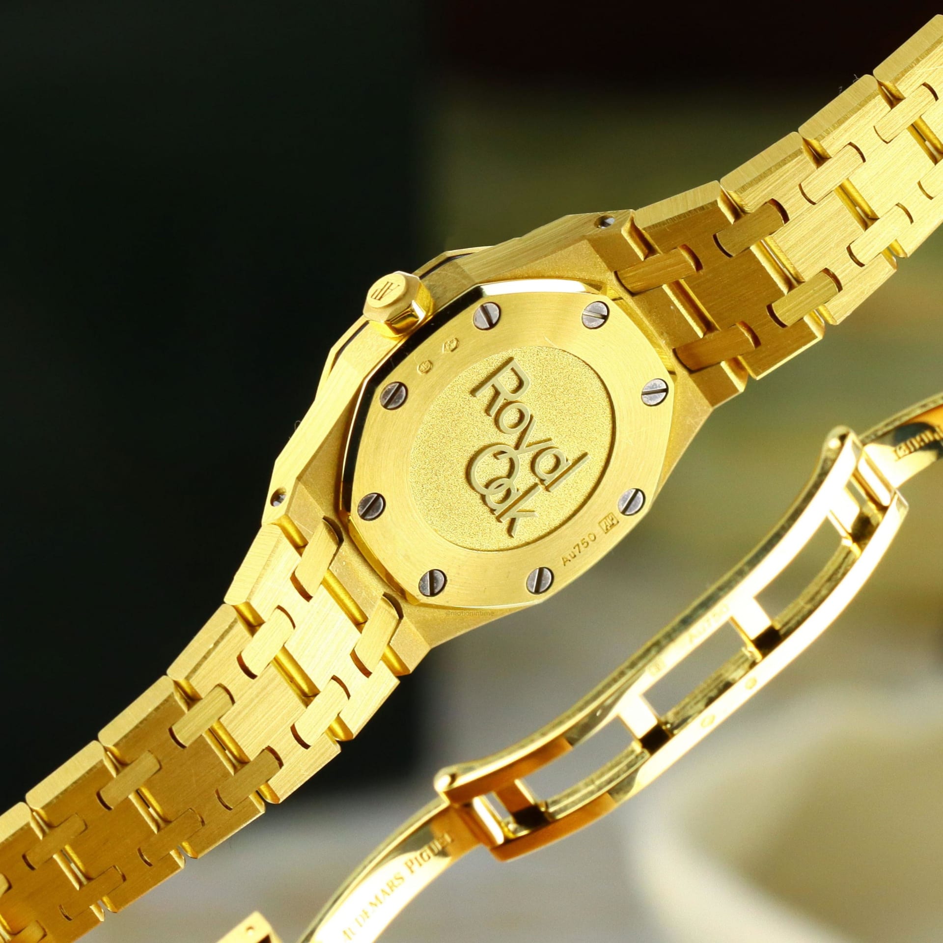 rb300 ゴールド Audemars Piguet Royal Oak Mini Quartz Frosted 23 Yellow Gold