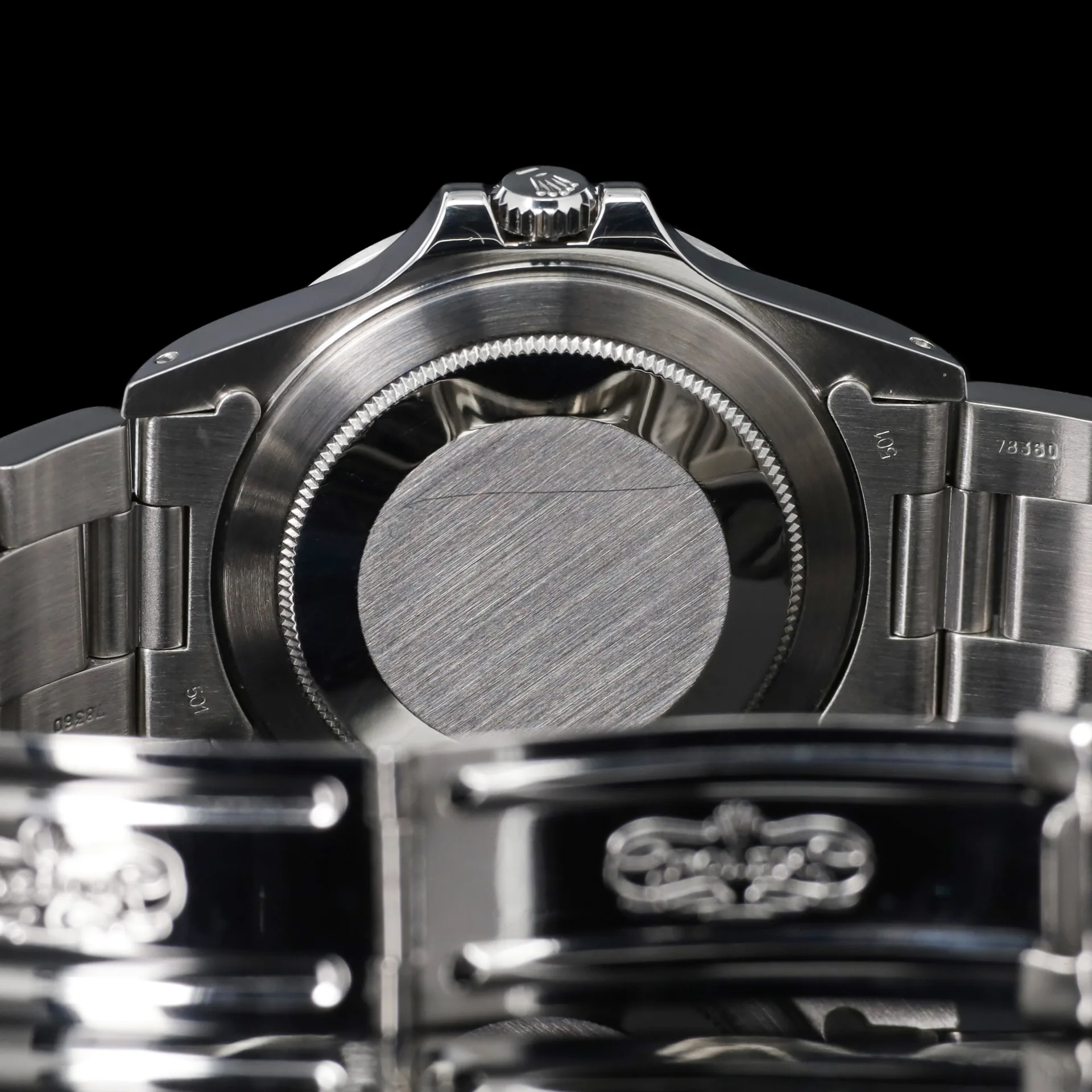 ロク Auction: 1986 Rolex Explorer II Black 16550 | Bezel