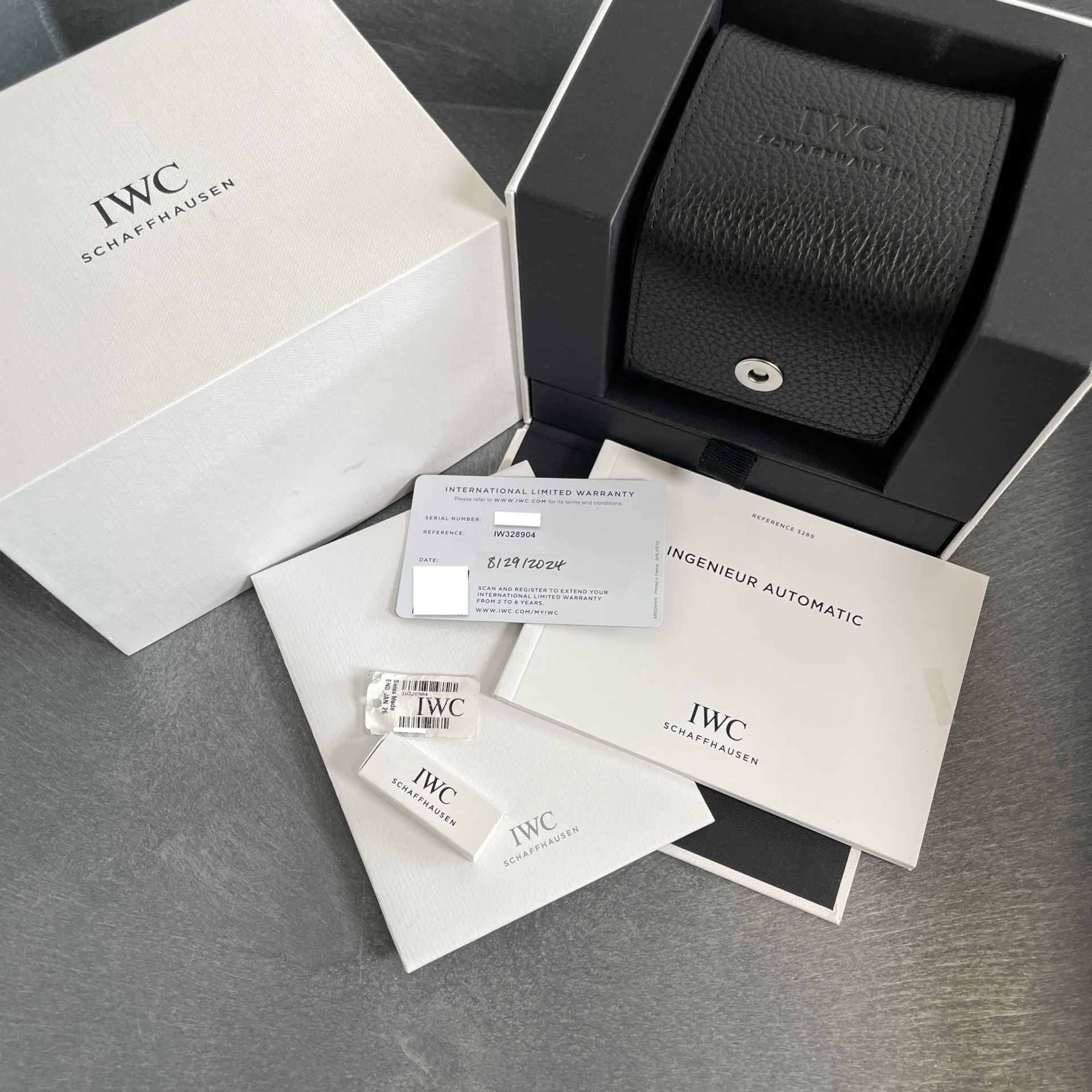 Auction: 2024 IWC Ingenieur Automatic 40 Titanium / Gray