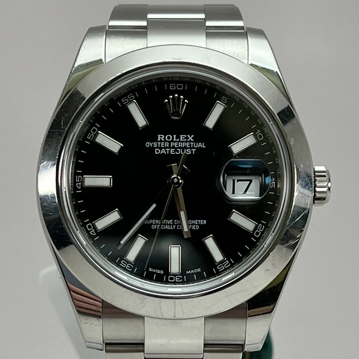 Rolex Datejust II Smooth / Black / Oyster 116300-0001 Listing Image 1