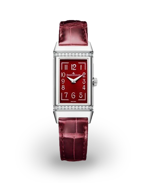 Jaeger-LeCoultre Reverso One Stainless Steel / Diamond / Red / Alligator 3288560  Model Image