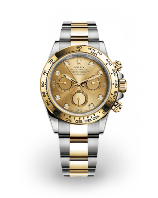 Rolex Daytona Two-Tone / Champagne / Diamond-Set 116503-0006  Model Image