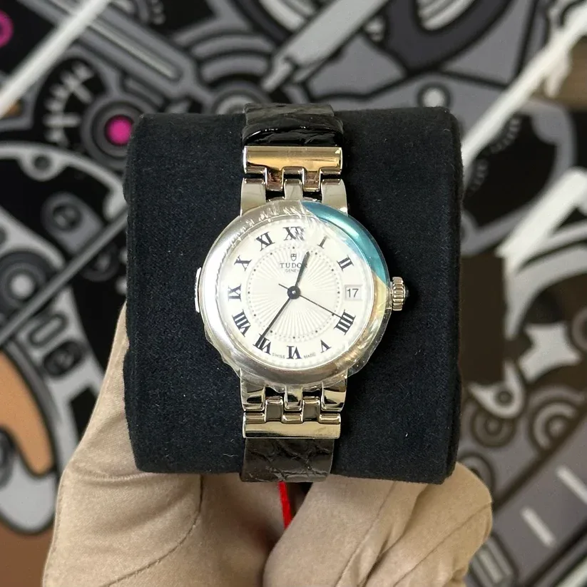 2022 Tudor Clair de Rose 34 Smooth / Silver/ Diamond-Set / Bracelet M35800-0004