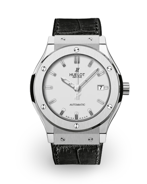 Hublot Classic Fusion 45 Titanium / White / Bracelet 511.NX.2610.LR  Model Image