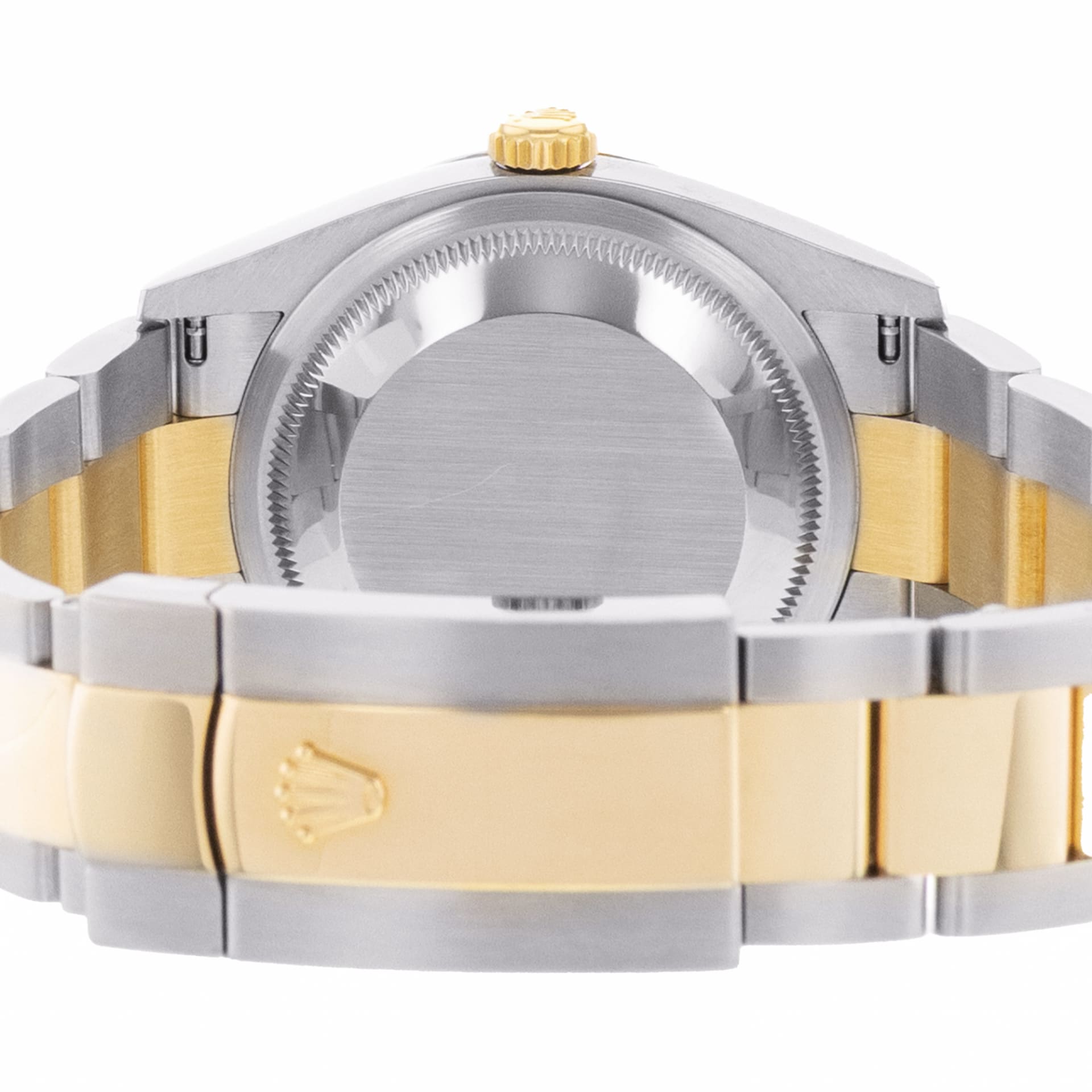 Rolex Datejust 36 Two-Tone Fluted / Black / Diamond-Set