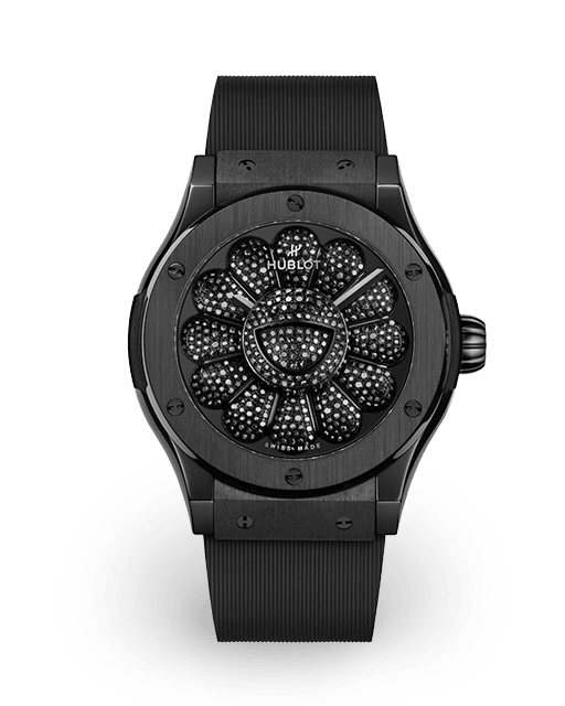 Lot - HUBLOT Classic Fusion Takashi Murakami All Black with its NFT,  limited edition no. 040/200, Ref. 507.CX.9000.RX.TAK21, case no.: 1531546,  sold in 2021