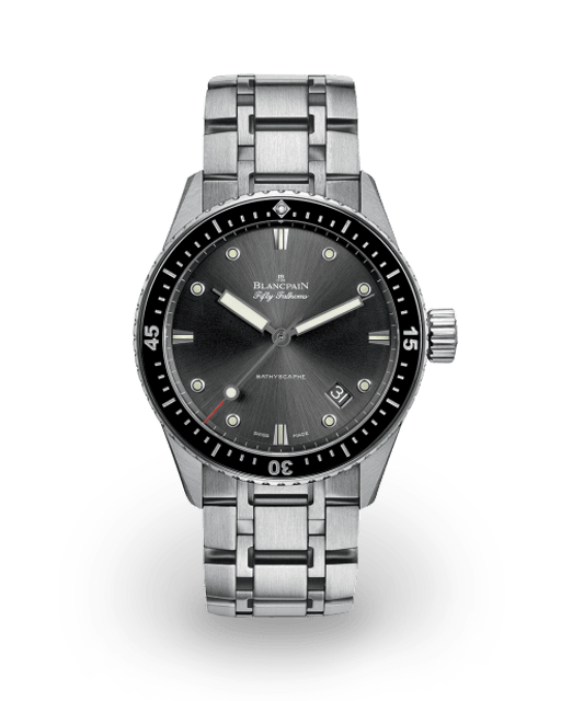 Blancpain Fifty Fathoms Bathyscaphe Stainless Steel Grey