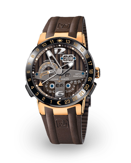 Ulysse Nardin El Toro GMT Perpetual Calendar 43 Rose Gold Brown