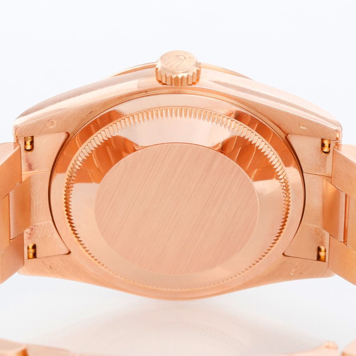 Rolex Day-Date 36 Rose Gold / Smooth / Pink Rose / Roman