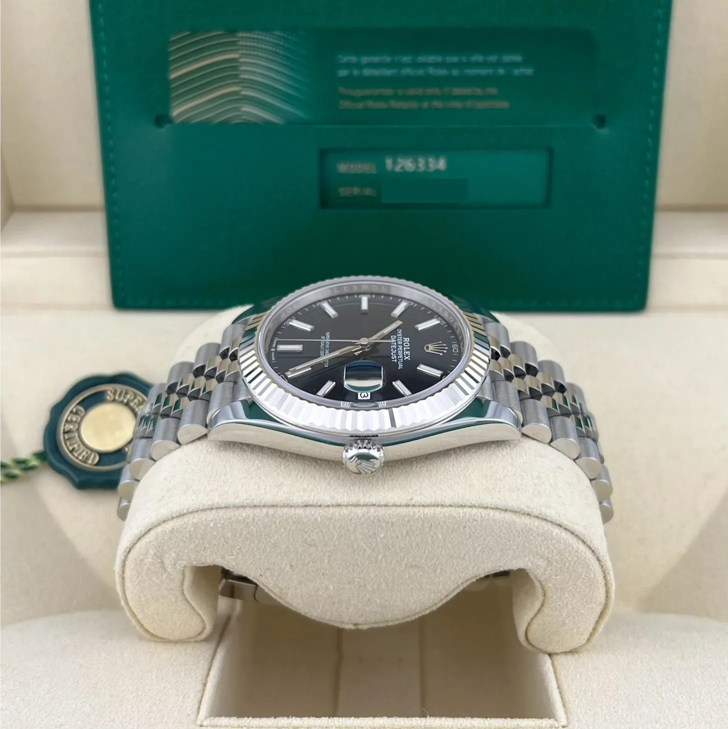 2021 Rolex Datejust 41 Fluted / Blue / Jubilee 126334-0002 Listing Image 5