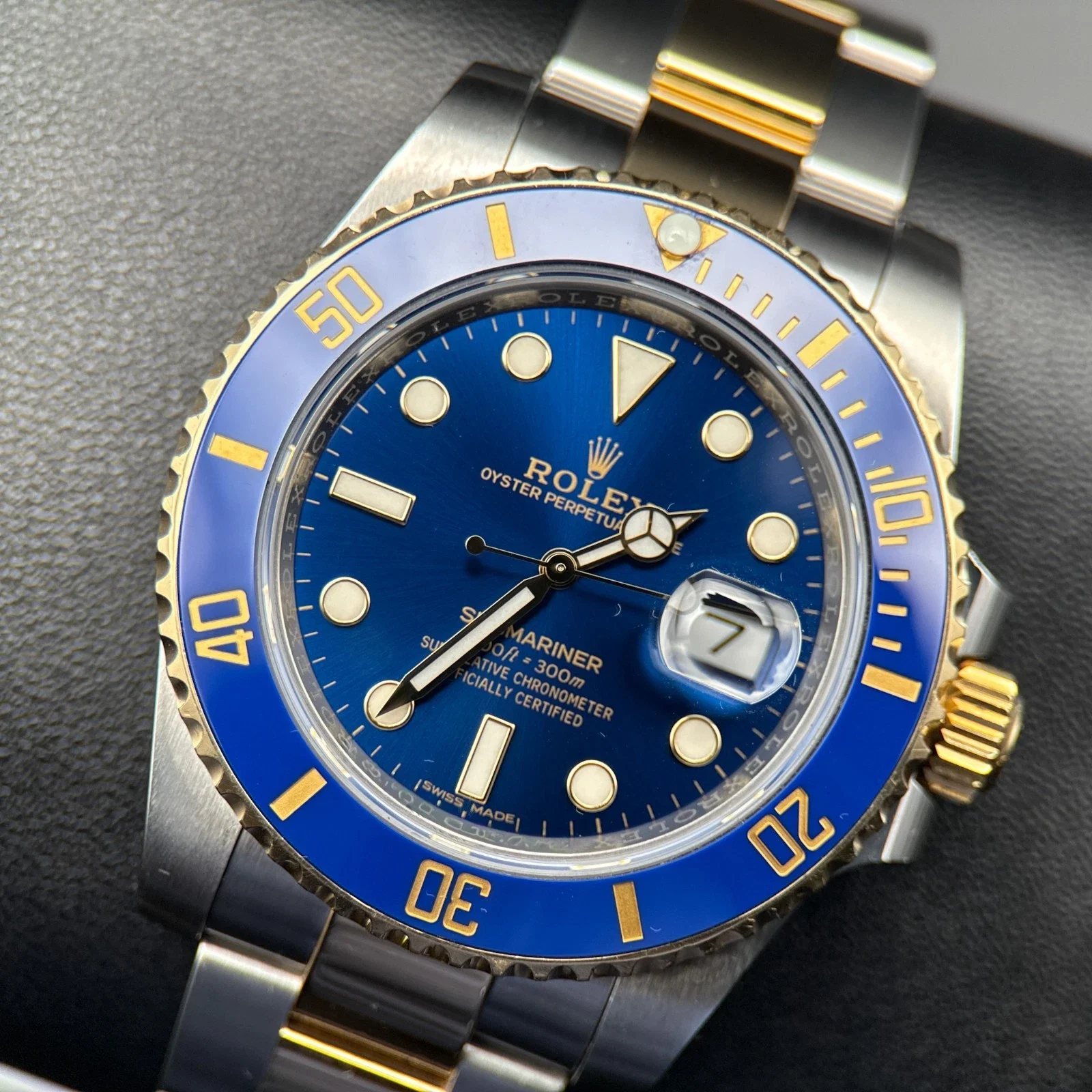 2018 Rolex Submariner Date Two-Tone / Blue 116613LB-0005