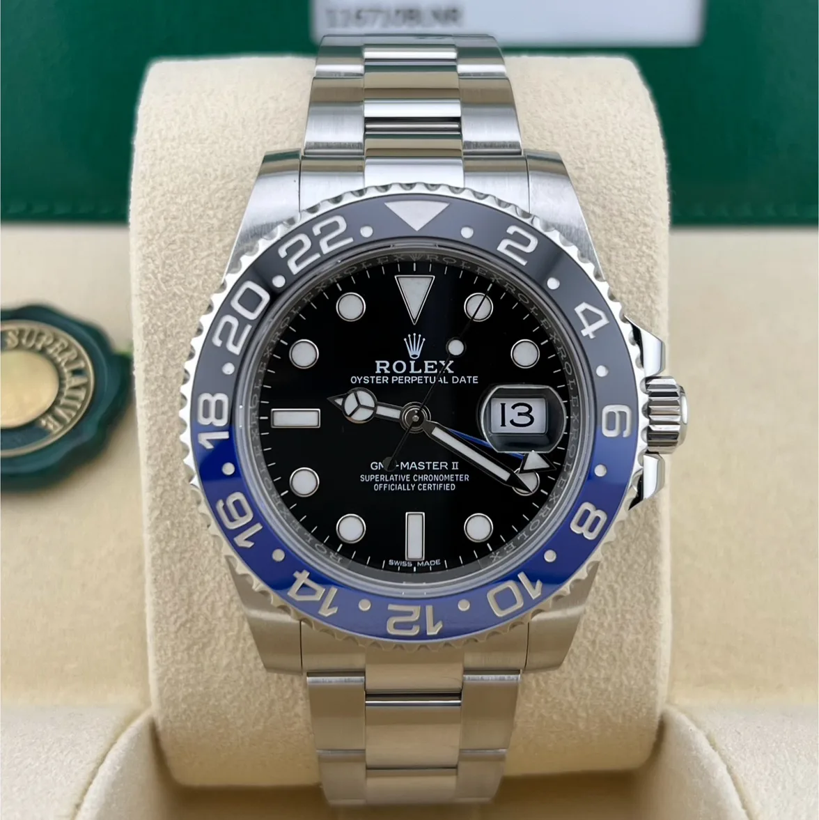 2017 Rolex GMT-Master II "Batman" 116710BLNR Listing Image