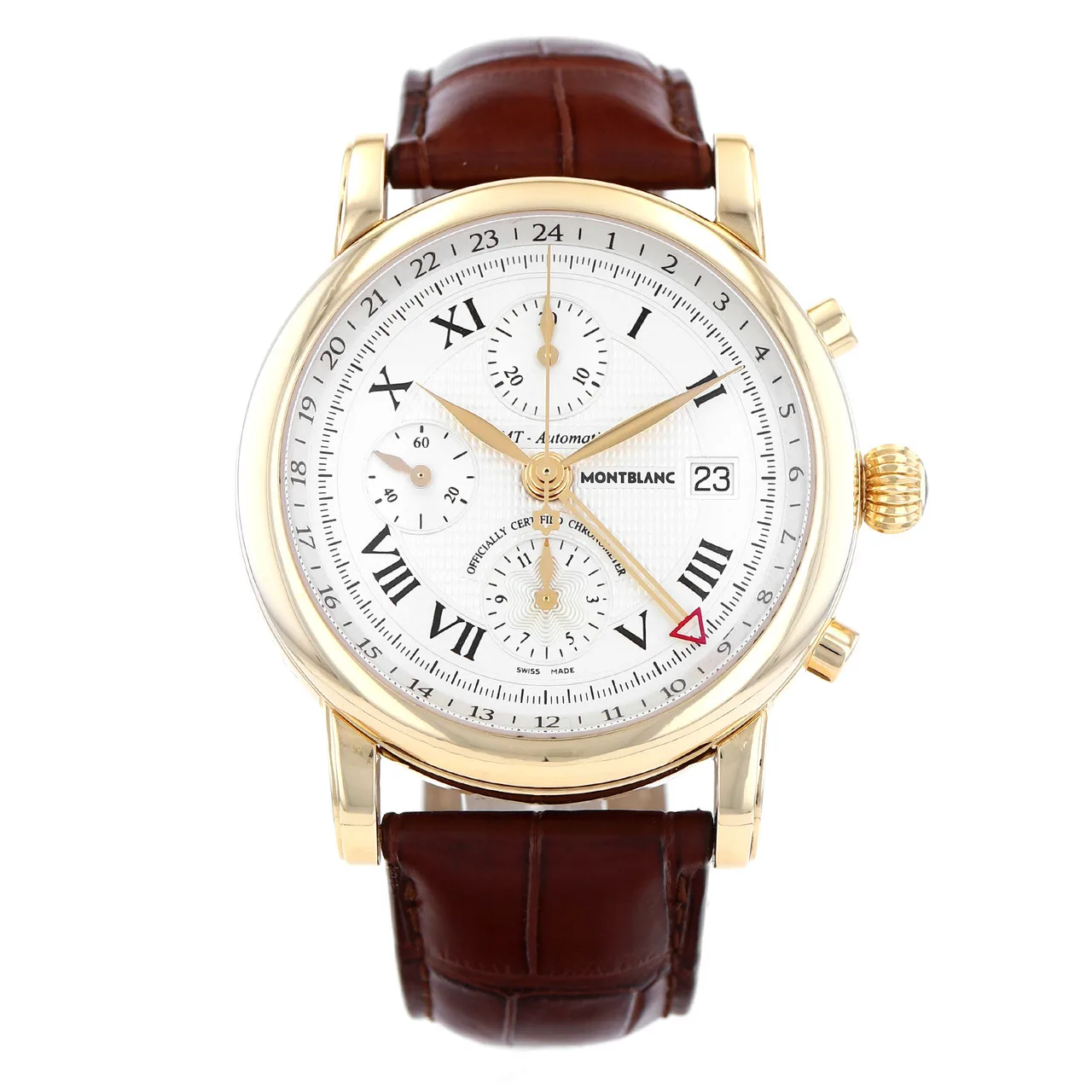 Montblanc Star 42 Yellow Gold / White / Roman 102345 Listing Image 1