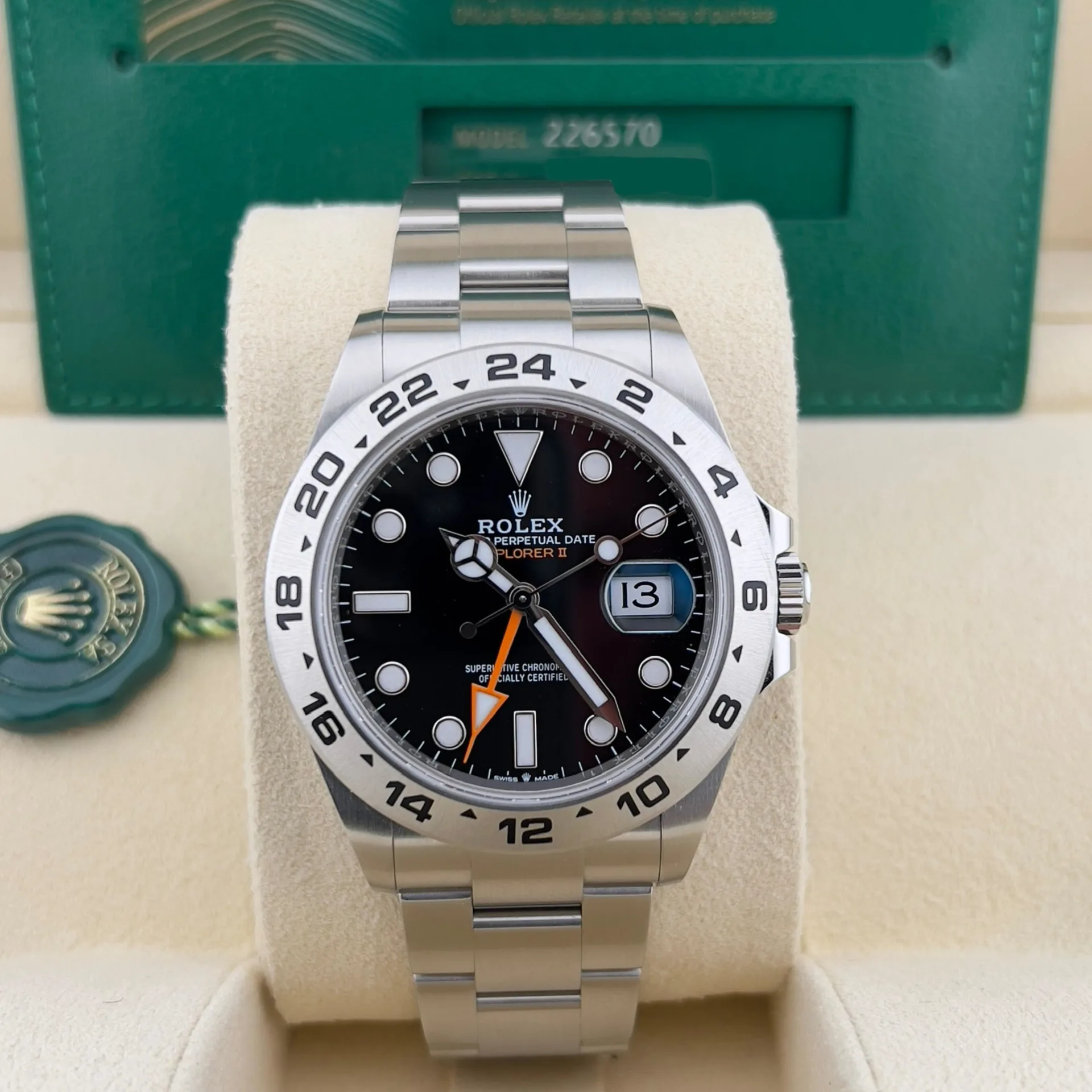 2022 Rolex Explorer II Black 226570-0002 Listing Image
