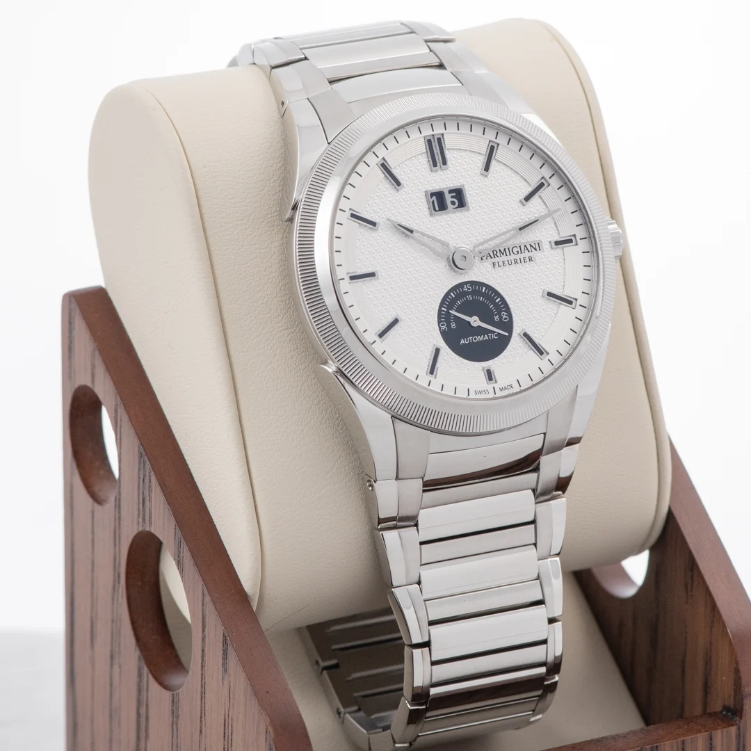 2025 Parmigiani Fleurier Tonda GT Automatic 42 Steel / White / Bracelet PFC910-0000141-B00182