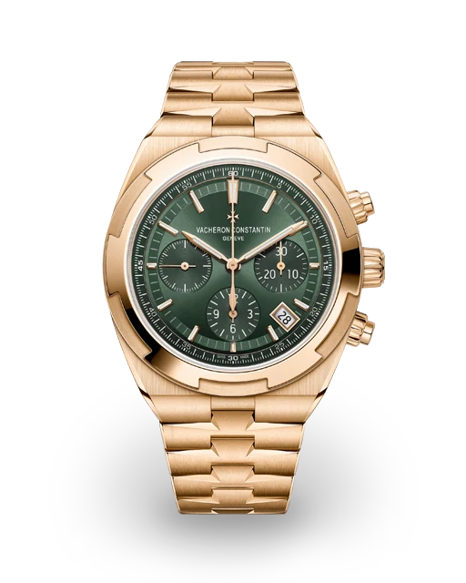 Vacheron Constantin Overseas Chronograph Pink Gold / Green 5520V/210R-B966  Model Image