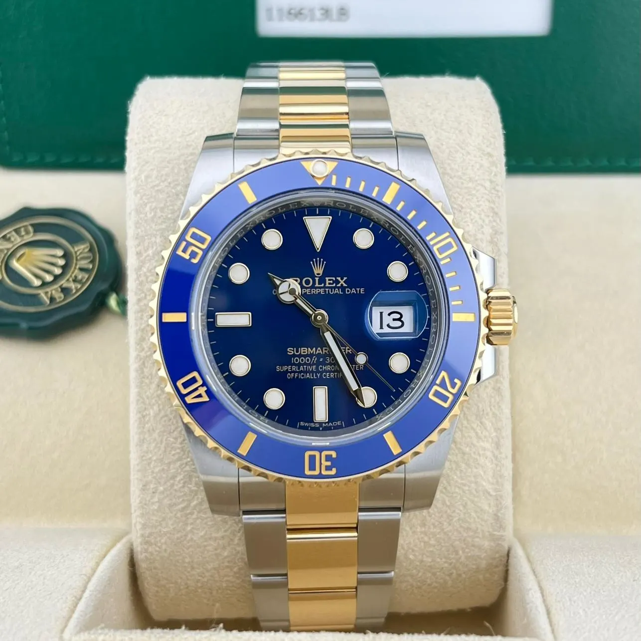 2016 Rolex Submariner Date Two Tone Blue 116613LB 0005