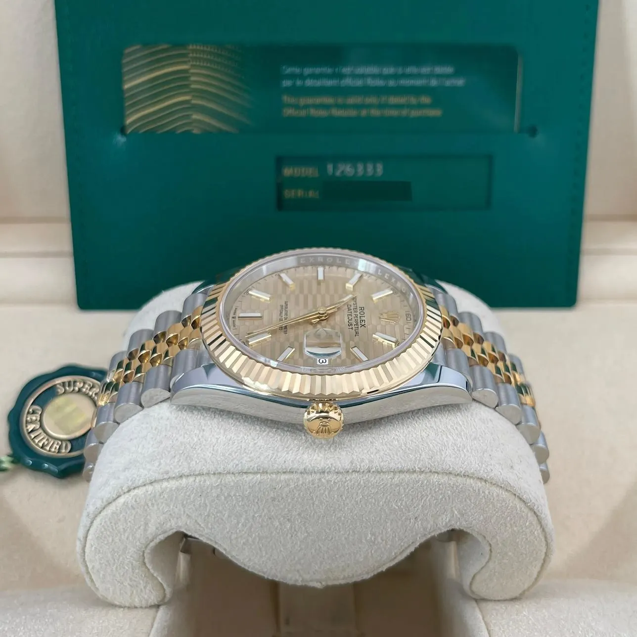 2023 Rolex Datejust 41 Two-Tone / Fluted / Fluted-Motif