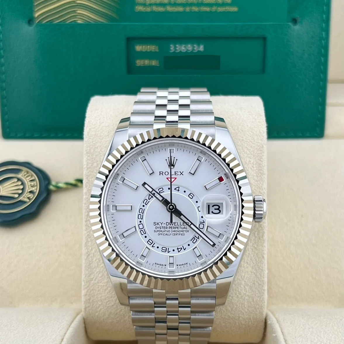 2025 Rolex Sky-Dweller Steel / White / Jubilee 336934-0004 Listing Image 2