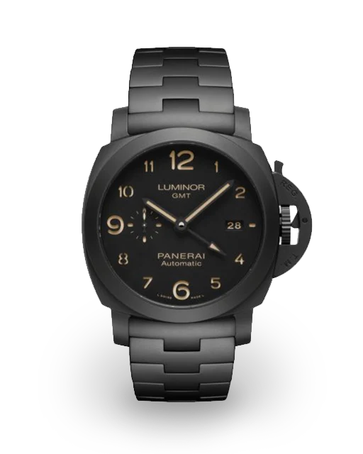 Panerai Luminor 1950 44 3 Days GMT Automatic Ceramic / Tuttonero PAM01438  Model Image