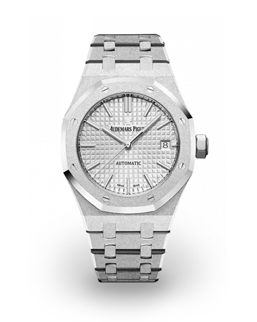 Audemars Piguet  Royal Oak 37 Frosted White Gold / Silver 15454BC.GG.1259BC.01 Model Image