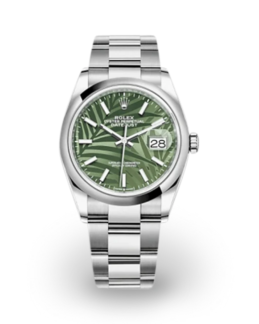Rolex Datejust 36 Smooth / Palm-Motif / Oyster 126200-0020  Model Image
