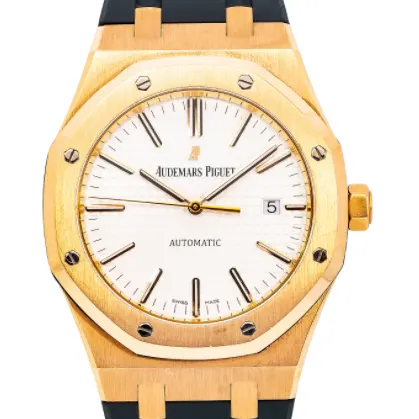 Audemars Piguet Royal Oak 41 Rose Gold / Silver / Alligator 15400OR.OO.D088CR.01 Listing Image