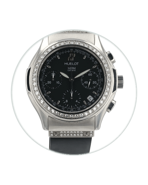 ウブロ　SuperB MDM Black Dial Hublot MDM Watches | Bezel