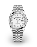 Datejust 36 Smooth / White / Roman / Jubilee Avatar Image