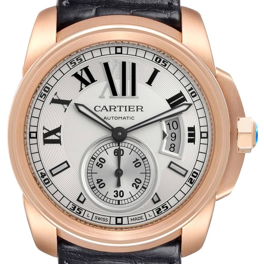 Cartier Calibre de Cartier 42 Rose Gold / Silvered / Roman