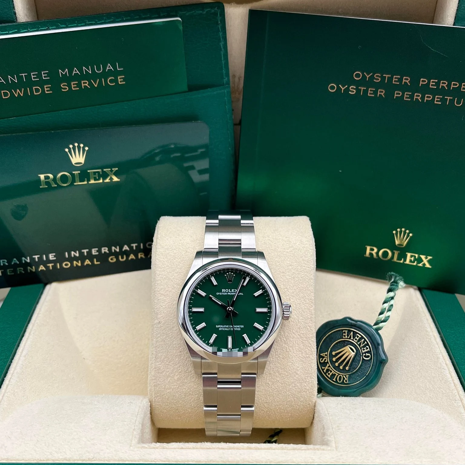 2022 Rolex Oyster Perpetual 31 Green 277200-0006 Listing Image 5