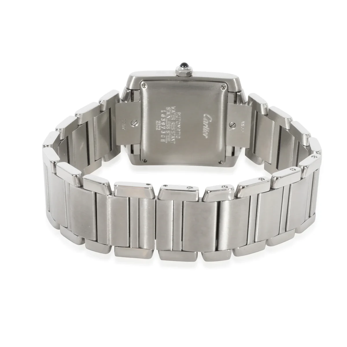 Cartier Tank Française Steel / Silvered / Roman / Bracelet W51002Q3 Listing Image 4