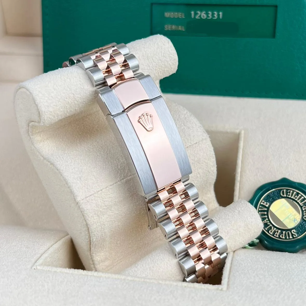 2024 Rolex Datejust 41 Two-Tone "Wimbledon" / Fluted / Jubilee 126331-0016 Listing Image 4
