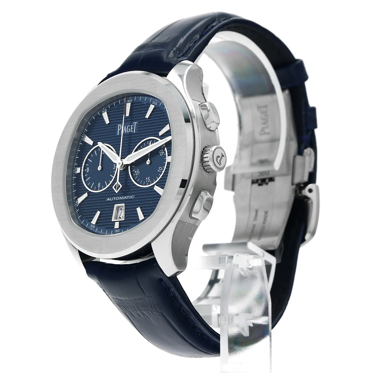 2022 Piaget Polo S Steel / Blue / Strap G0A43002  Listing Image 2