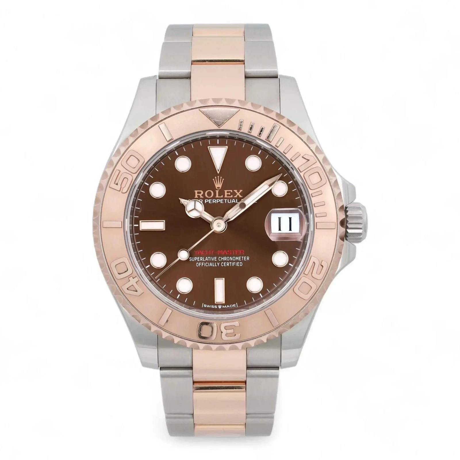 Rolex Yacht-Master 37 Two-Tone / Chocolate 268621-0003