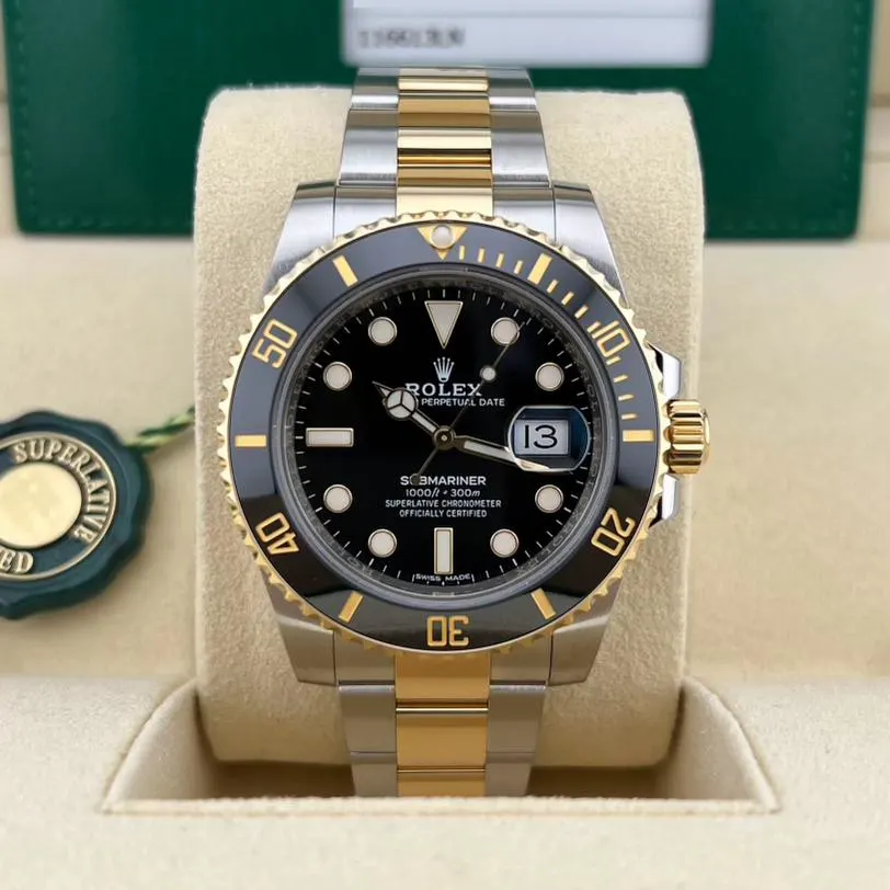 2019 Rolex Submariner Date Two-Tone / Ceramic / Black 116613LN