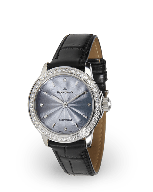 Blancpain L man 29 Steel Diamond Set Blue Diamond Set