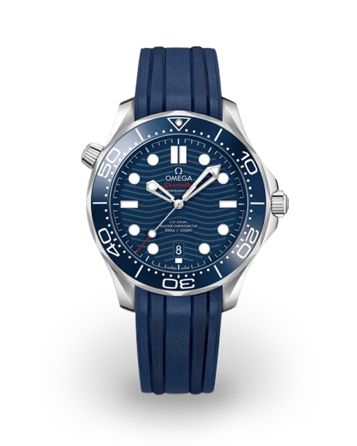 Omega Seamaster Diver 300M Master Co-Axial 42 Stainless Steel / Blue  / Rubber 210.32.42.20.03.001  Model Image