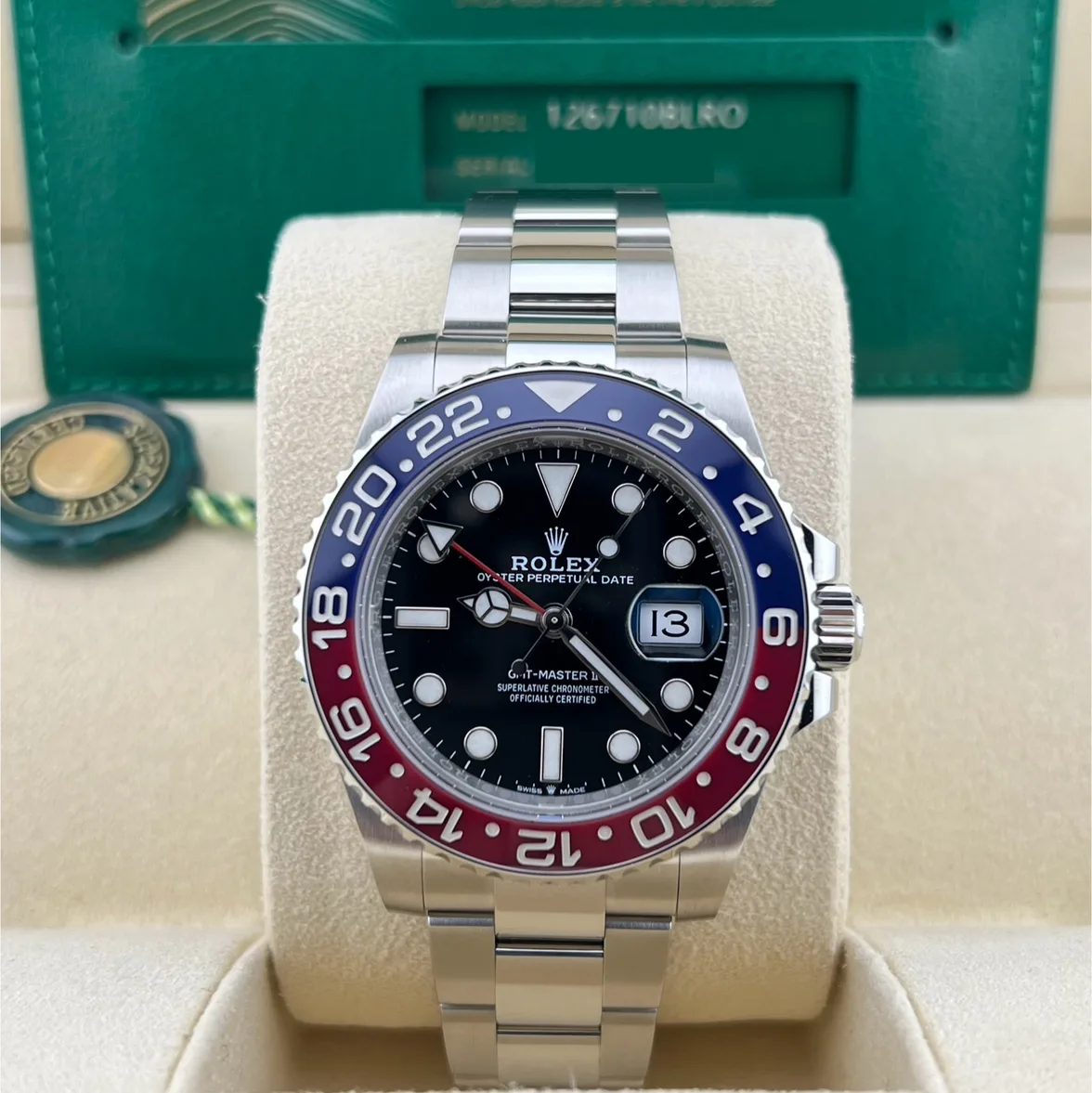 2021 Rolex GMT-Master II "Pepsi" / Oyster 126710BLRO-0002 Listing Image 2