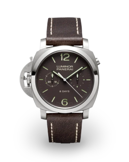 Panerai Luminor 1950 Chrono Monopulsante Left-Handed 8 Days Titanio PAM00345  Model Image