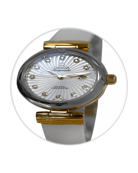 Omega LadyMatic Yellow Gold | Authenticated In-House | Bezel