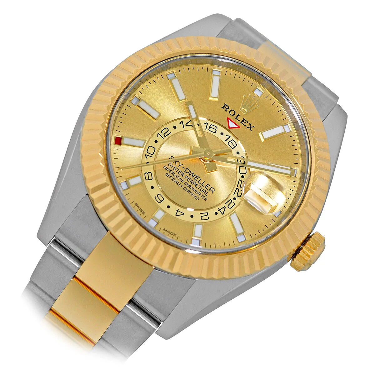 Rolex Sky-Dweller Two-Tone / Champagne / Oyster 326933-0001 Listing Image 2
